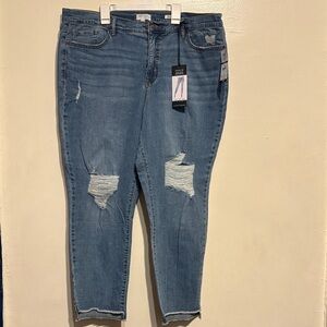 Sofia Vergara Distressed Blue Jeans Size 18